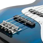 Электрогитара-бас Glarry GJazz - синий - фото 5