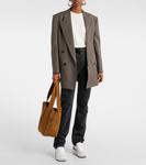 Кожаные кроссовки Bump Saint Laurent, Blanc Optique/Soft A - фото 3