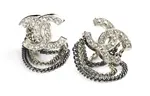 CHANEL Сережки Women's Silver/Ruthenium - фото 2