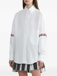 Рубашка с полосками RWB THOM BROWNE, белый - фото 3