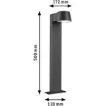 Светодиодный столб Outdoor 230V Capea алюминий антрацит, безопасный для насекомых, 1 шт., IP44, 2200K Paulmann, антрацит - фото 9