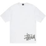 Футболка Bones Stock Stussy, белый - фото