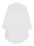 Платье-рубашка с логотипом MM6 Maison Margiela, белый - фото 2