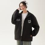 Куртки и пальто осенние унисекс CSKS, темно-синие (в комплекте футболка и поясная сумка) - фото 7