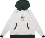 Худи Brain Dead Fleece Logo Head Raglan 'Oatmeal Green', зеленый - фото