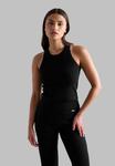 Топ EASE RIBBED TANK aim’n, цвет black - фото 5