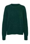 Джемпер Vero Moda VMBOOM O NECK PULLOVER, Pine Grove/Dark Green - фото 4