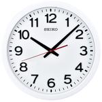 SEIKO Часы Sweeping Seconds Movement Wall Clock Unisex White QXA732W - фото