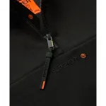 Толстовка Superdry Tech Logo Loose half zip, черный - фото 3