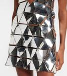 Мини-платье с вырезом Rabanne, Miroir - фото 5