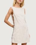 Мини-платье Desorbo в натуральном цвете Mimosa, Natural - фото