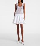 Мини-платье фигуристки Alaïa, Blanc - фото 2