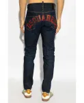 Крутые джинсы для парня Dsquared2, синий - фото 4
