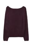 Джемпер Stradivarius SOFT-TOUCH BOAT NECK SWEATER, Dark Red - фото 6
