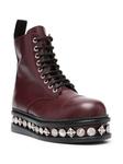 Toga Pulla ботинки с заклепками, красный - фото
