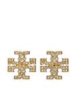 Tory Burch серьги Kira Pave, золотой - фото