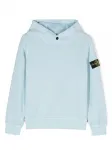 Худи с логотипом Compass Stone Island Junior, синий - фото