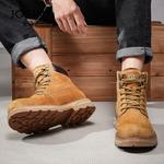 Мужские ботинки Cahhrrn X Martin Boot Men Beige Josiny - фото 8