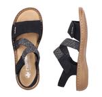 Сандалии Rieker, Black - фото 2