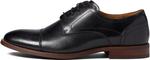 Оксфорды Rucci Cap Toe Oxford Florsheim, цвет Black Smooth - фото 4