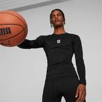 Базовый слой лонгслив Puma Hoops Team, цвет Puma Schwarz - фото 3