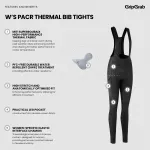 Тайтсы GripGrab Pacr Thermal bib, черный - фото 6