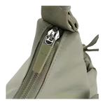 MLB Полиамидная кроссбоди сумка через плечо унисекс зеленая - фото 7