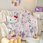 Sanrio Плед Hello Kitty My Melody розовый - фото 4