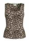 Топ LEOPRINT VILA, коричневый - фото 6