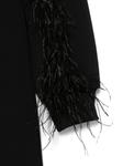 Платье с перьями Andorine, черный - фото 3