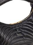 Ferragamo стеганая сумка-хобо, черный - фото 3