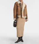 Кожаные сапоги до колена Toteme, коричневый - фото 2