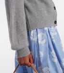 Кашемировый кардиган с логотипом Marni, Inox - фото 5