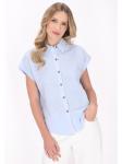 Блузка DreiMaster Maritim, светло-синий - фото 3
