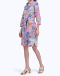 Платье Rocca с рукавом 3/4 в весеннем мультиколорном пейсли Foxcroft - фото 2