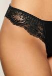 Трусы Yamamay Thong, Black Floral/Black - фото 4
