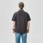 Polo Shirts Men's Lapel Thin CAT, синий - фото 4