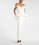 Свадебное платье daphne из шелковой тафты Danielle Frankel, белый - фото 2