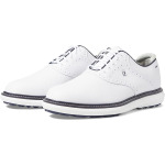 Кроссовки FootJoy Traditions Spikeless Golf Shoes, цвет White/Navy - фото