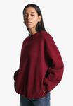 Толстовка Bershka Sweatshirt, Dark Red - фото