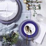 Тарелка для хлеба Francisco Carreau Bleu 18 см Rosenthal, белый синий - фото 2