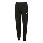 Брюки essentials logo pants 'black white' Puma, черный - фото