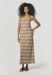 Длинное полосатое платье макси Koroshi, Multicolor Multi-Coloured - фото 2