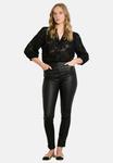 Брюки LolaLiza COATED HIGH-WAIST, Black - фото 5