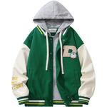 Бейсбольная куртка унисекс Doraemon, Черный (утолщенный) - фото 21