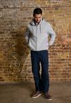 Толстовка Next Zip-up sweatshirt, Grey Marl/Grey - фото 4