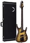 Электрогитара Dean Exile Select Multiscale Kahler Guitar, Ebony, Satin Natural Black Burst - фото