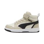 Rebound V6 Mid top детские скейтбординг кроссовки PUMA, серый/белый - фото