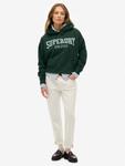 Расслабленный худи Athletic Essentials Superdry, Enamel Green - фото 3