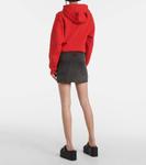 Джинсовая мини-юбка Coperni, серый - фото 3